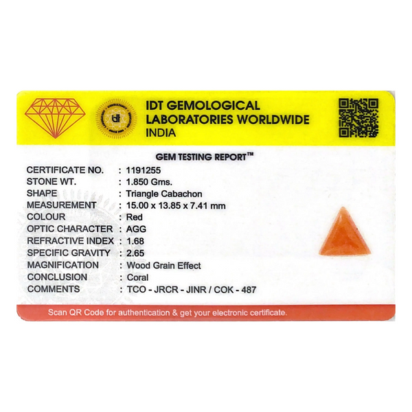Red Coral - 9.25 Carat
