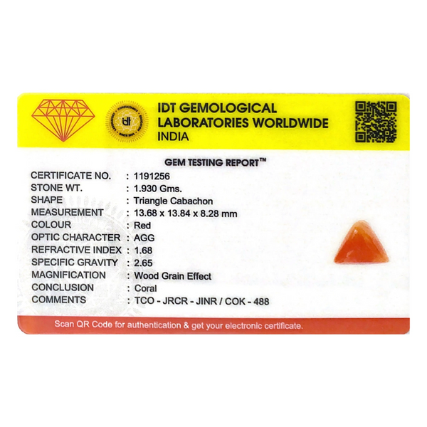 Red Coral - 9.65 Carat