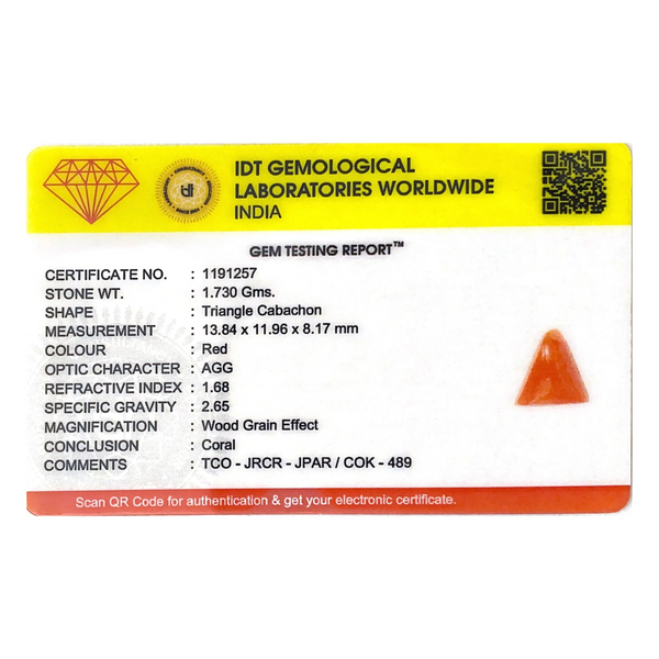 Red Coral - 8.65 Carat