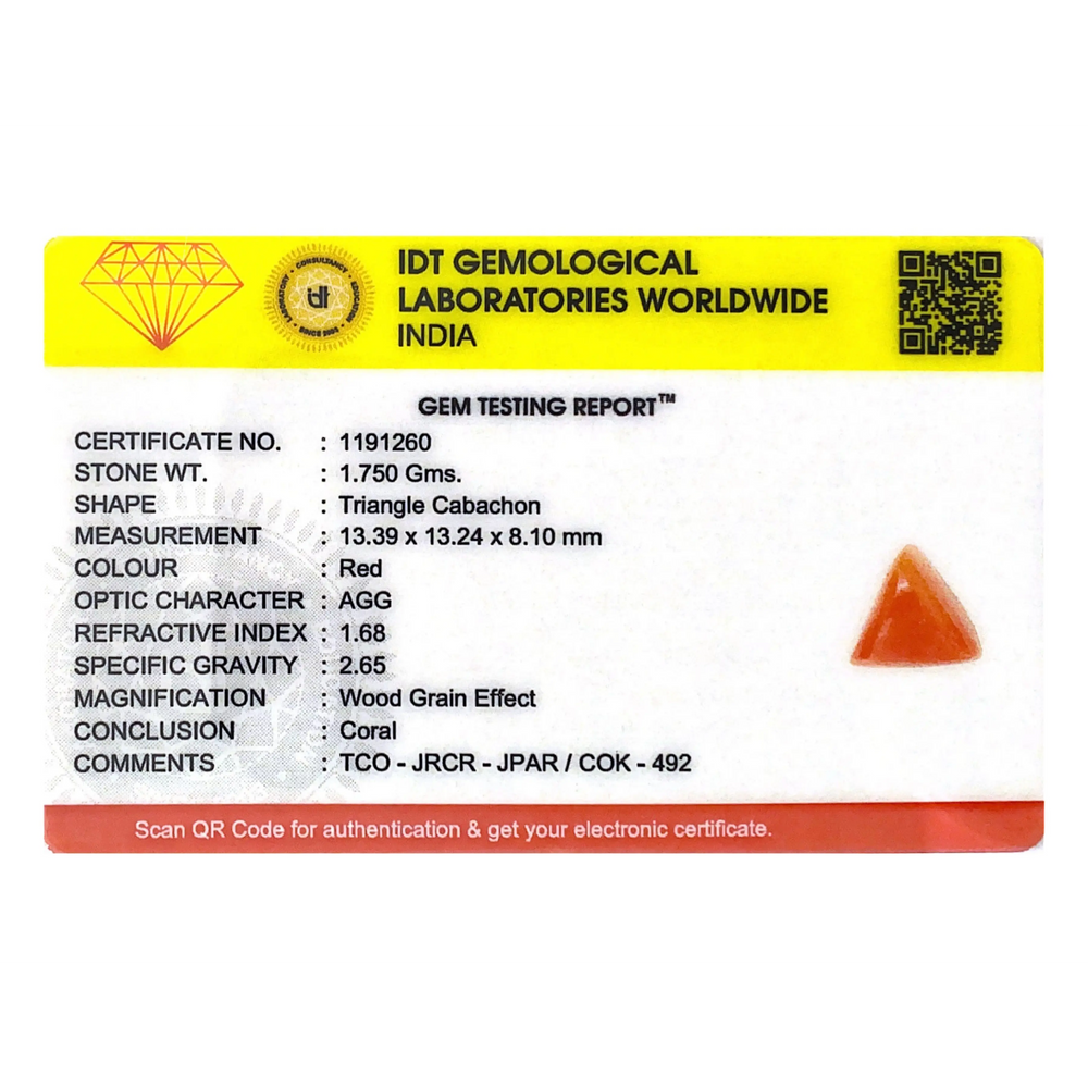 Red Coral - 8.75 Carat