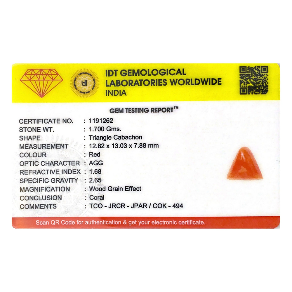Red Coral - 8.5 Carat