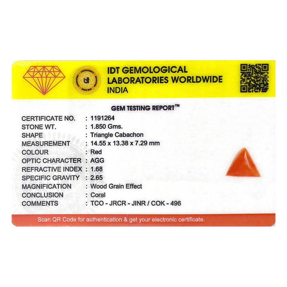 Red Coral - 9.25 Carat