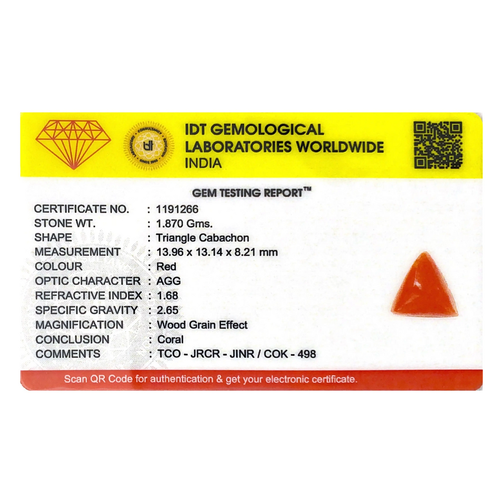 Red Coral - 9.35 Carat
