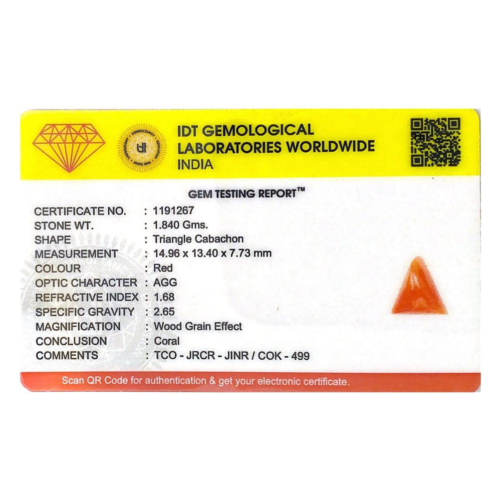 Red Coral - 9.2 Carat