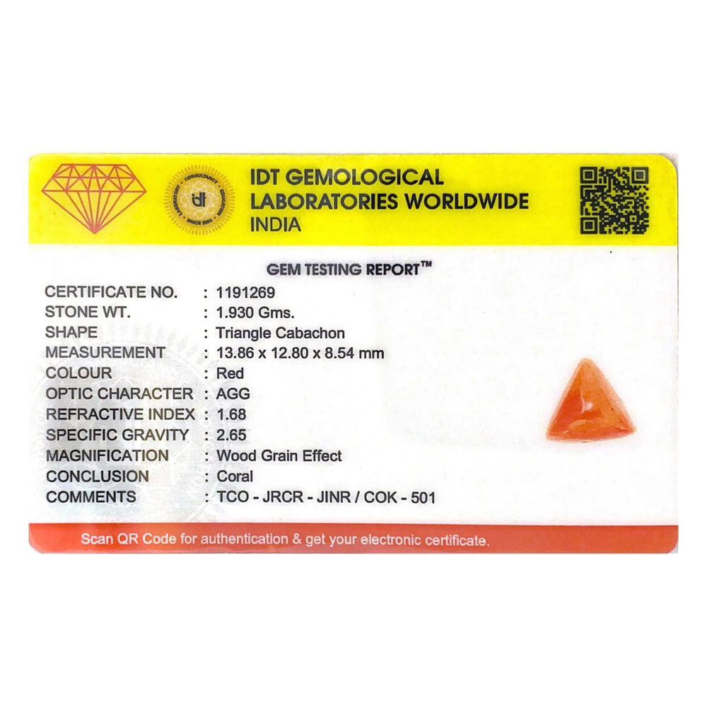 Red Coral - 9.65 Carat