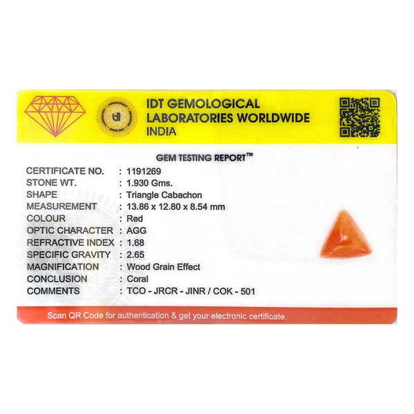 Red Coral - 9.65 Carat