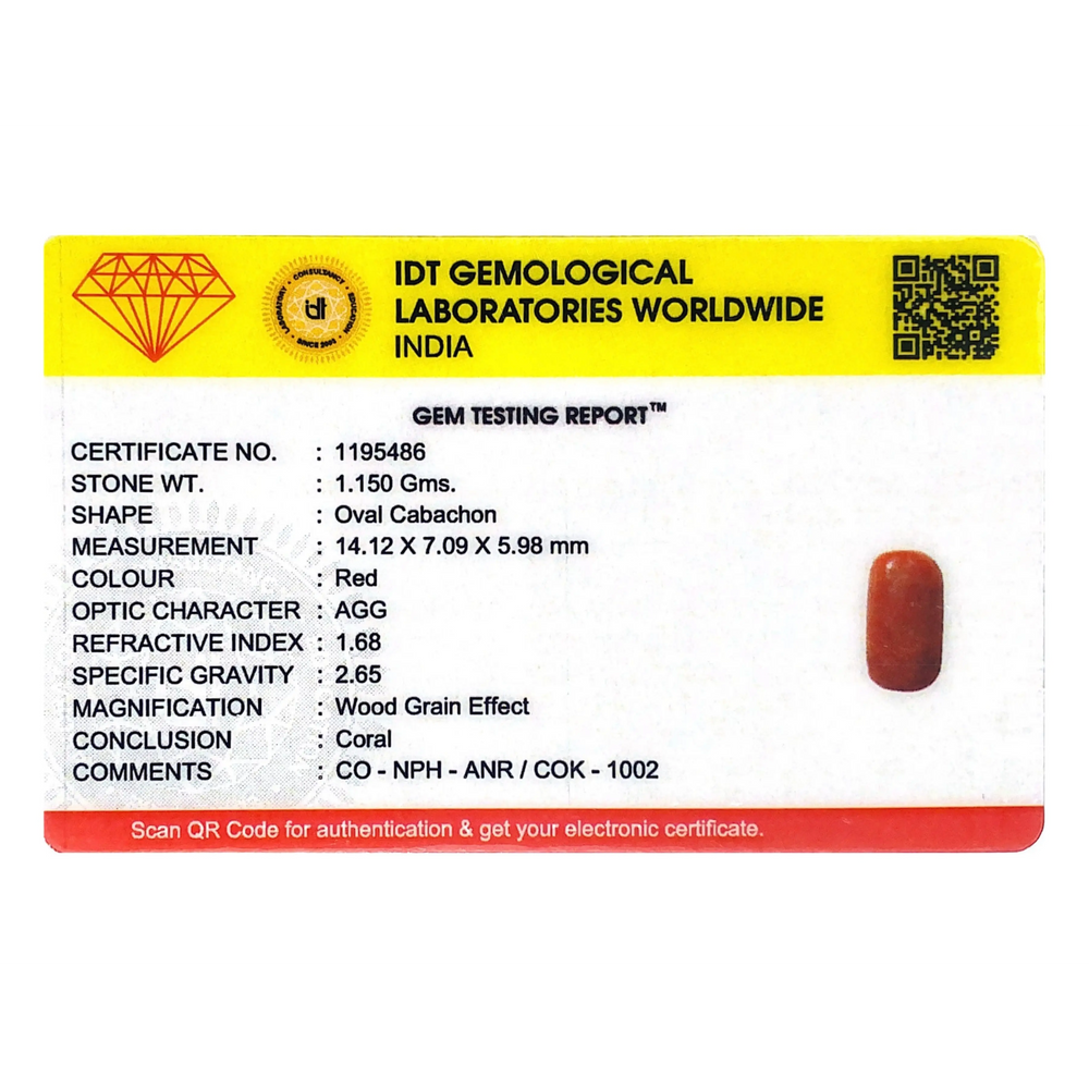 Red Coral - 5.75 Carat