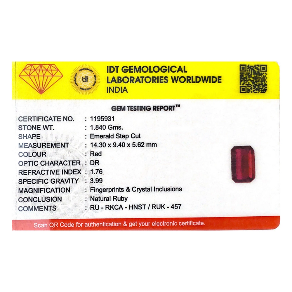 Ruby - 9.2 Carat