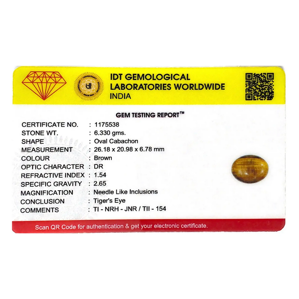 Tiger Eye - 31.65 Carat - Pramogh