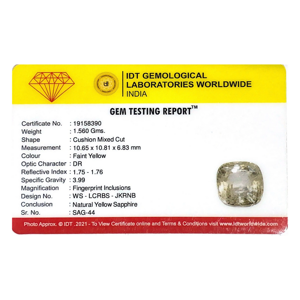 White Sapphire - 7.8 Carat