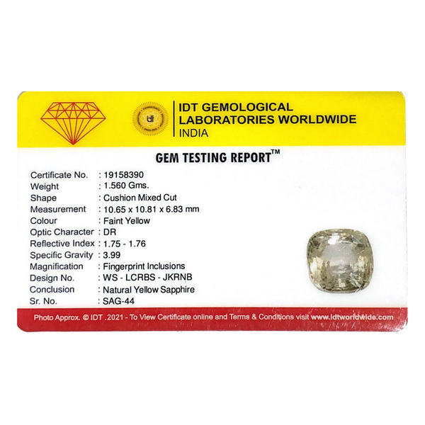 White Sapphire - 7.8 Carat