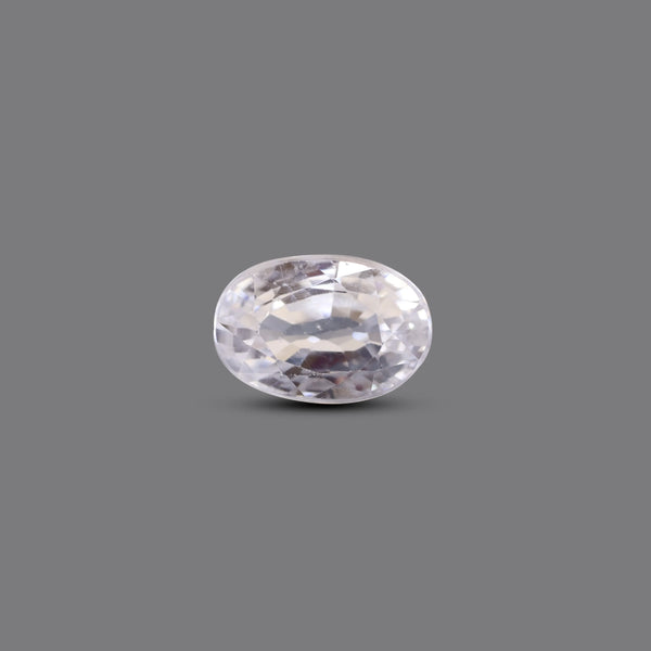Natural White Zircon - 7.2 Carat - Pramogh
