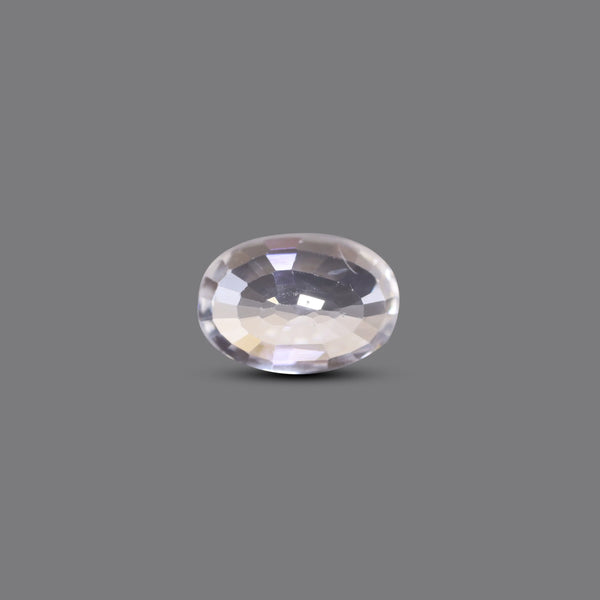 Natural White Zircon - 7.2 Carat - Pramogh