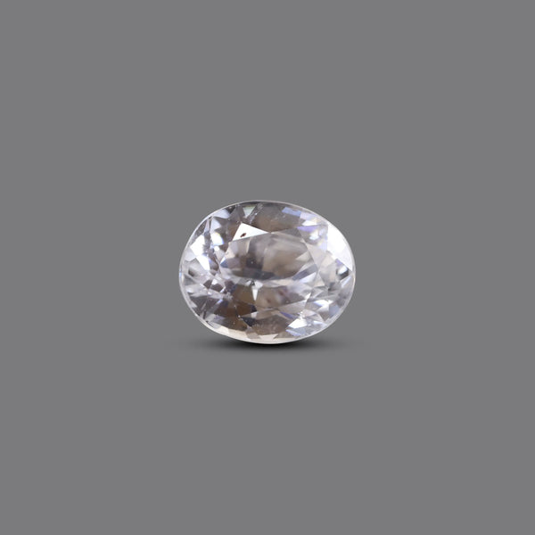Natural White Zircon - 7.2 Carat - Pramogh