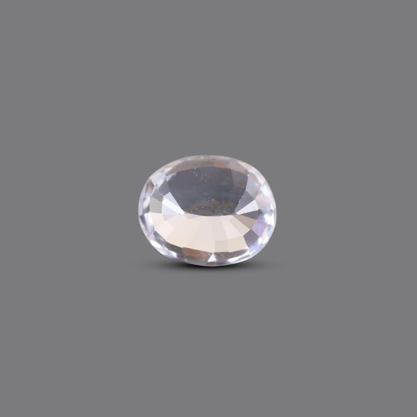 Natural White Zircon - 7.2 Carat - Pramogh