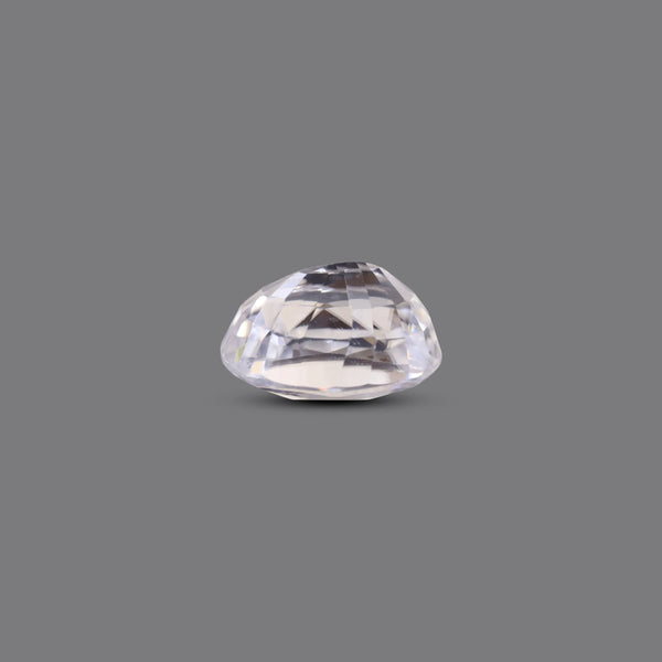 Natural White Zircon - 7.2 Carat - Pramogh