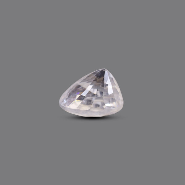 Natural White Zircon - 7.7 Carat - Pramogh