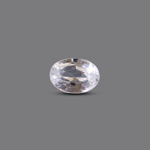 Natural White Zircon - 7.2 Carat - Pramogh