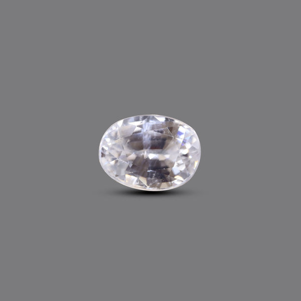 Natural White Zircon - 6.85 Carat - Pramogh