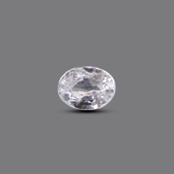 Natural White Zircon - 7.65 Carat - Pramogh