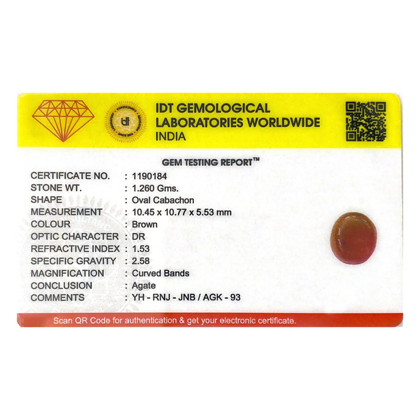 Yemeni Aqeeq - 6.3 Carat