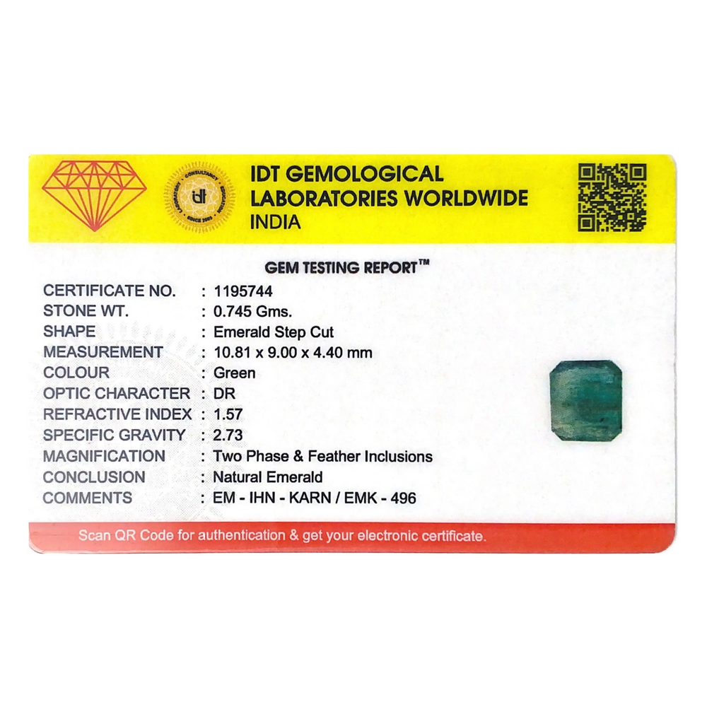 Zambian Emerald - 3.73 Carat