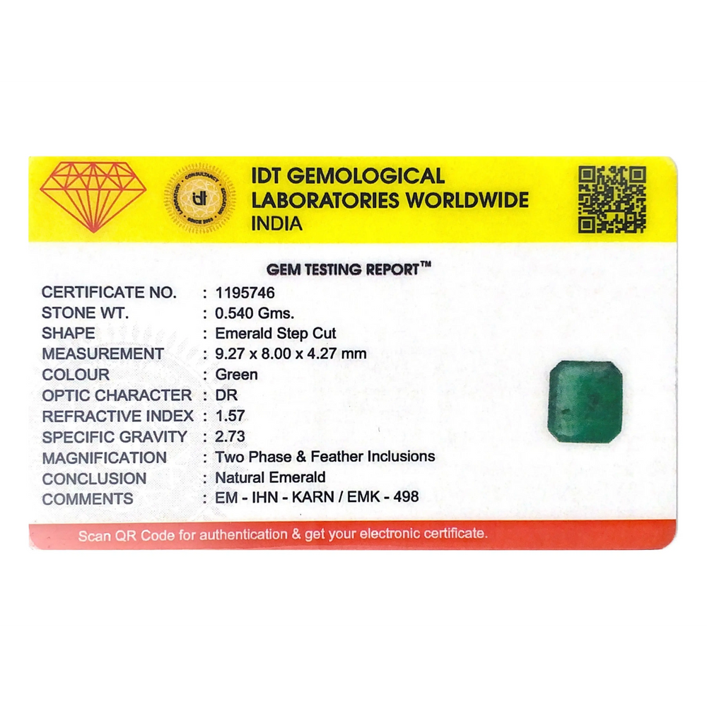 Zambian Emerald - 2.7 Carat