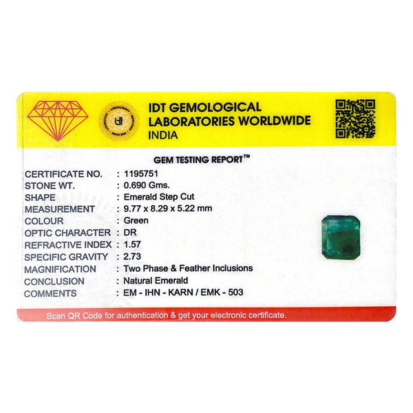 Zambian Emerald - 3.45 Carat