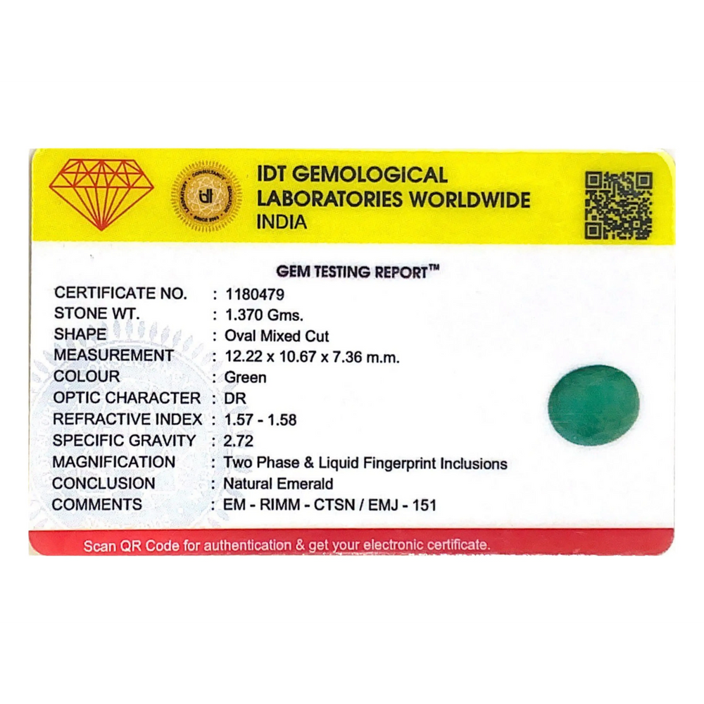 Zambian Emerald - 6.85 Carat - Pramogh