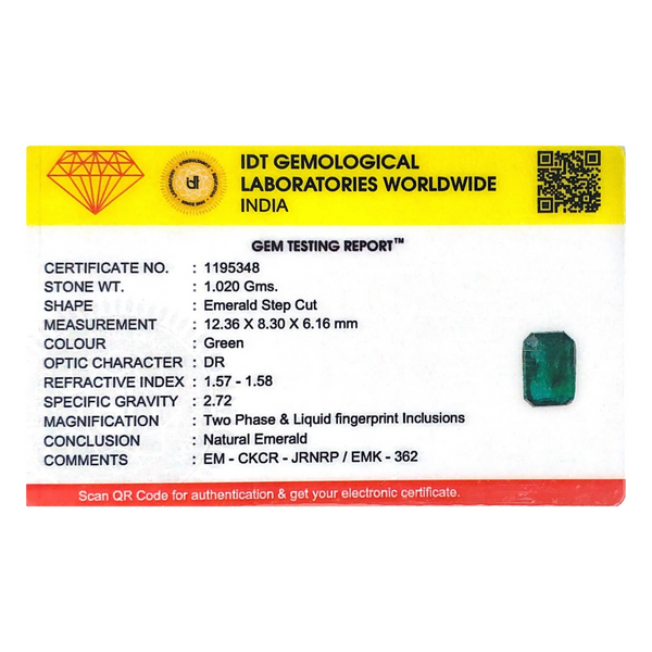 Zambian Emerald - 5.1 Carat