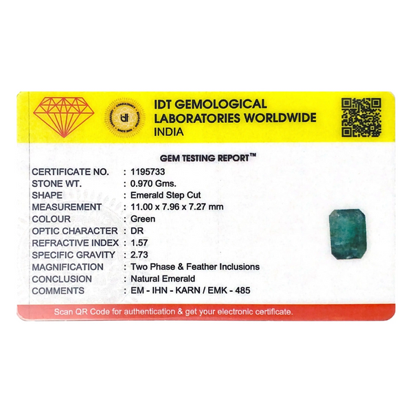 Zambian Emerald - 4.85 Carat