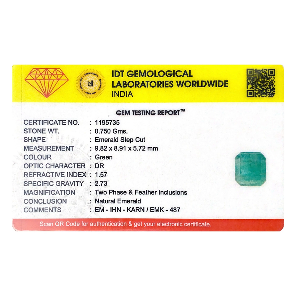 Zambian Emerald - 3.75 Carat