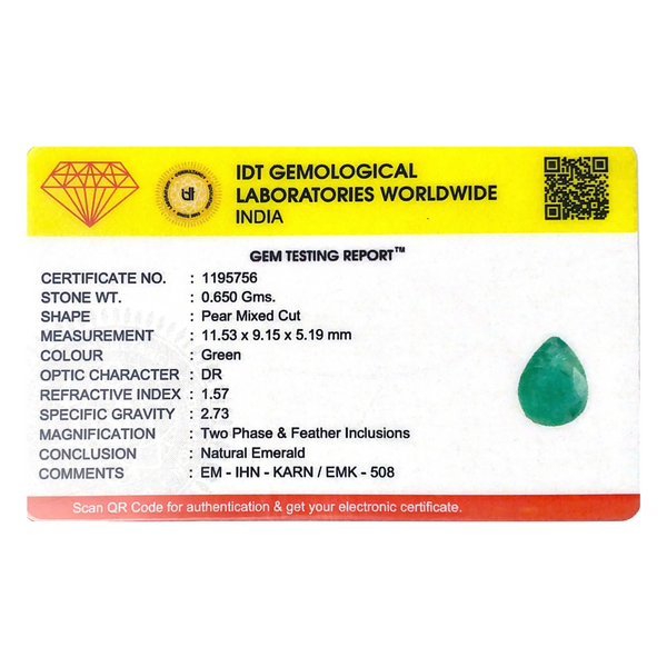 Zambian Emerald - 3.25 Carat