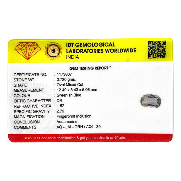 Aquamarine - 3.6 Carat - Pramogh