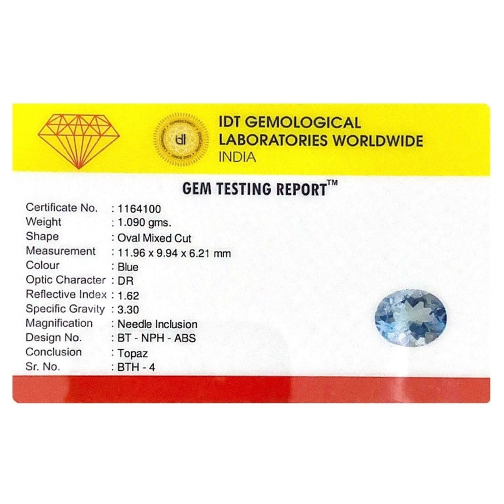 Sky Blue Topaz - 5.45 Carat - Pramogh