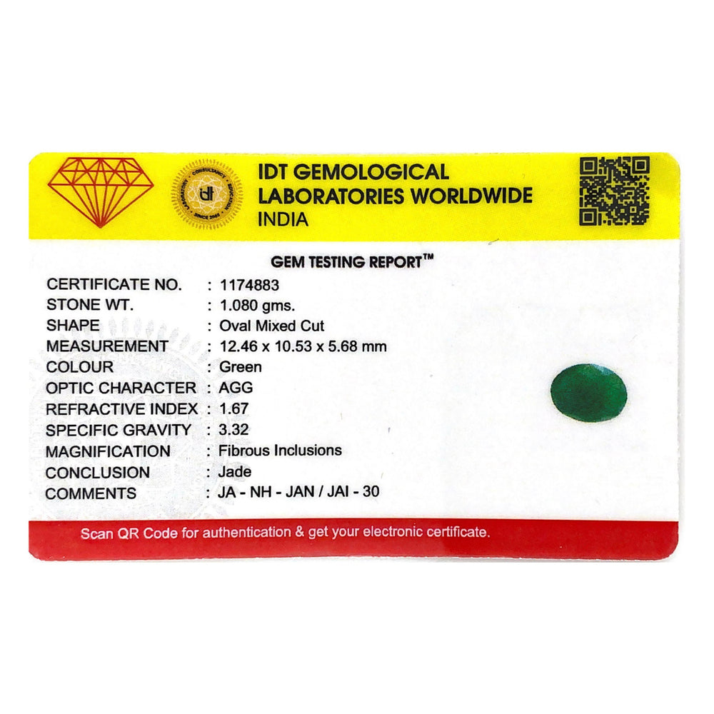 Jade (Nephrite) - 5.4 Carat - Pramogh