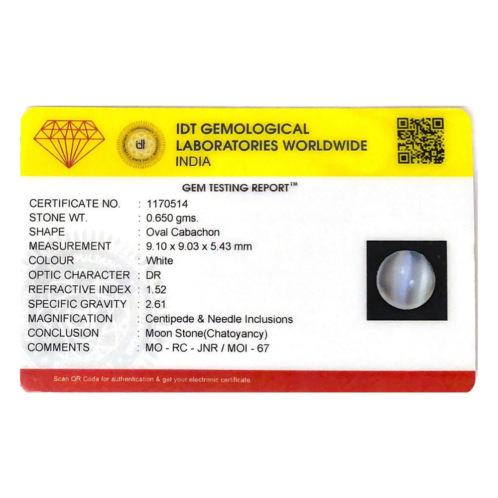 Moon Stone (Chatoyancy) - 3.25 Carat - Pramogh