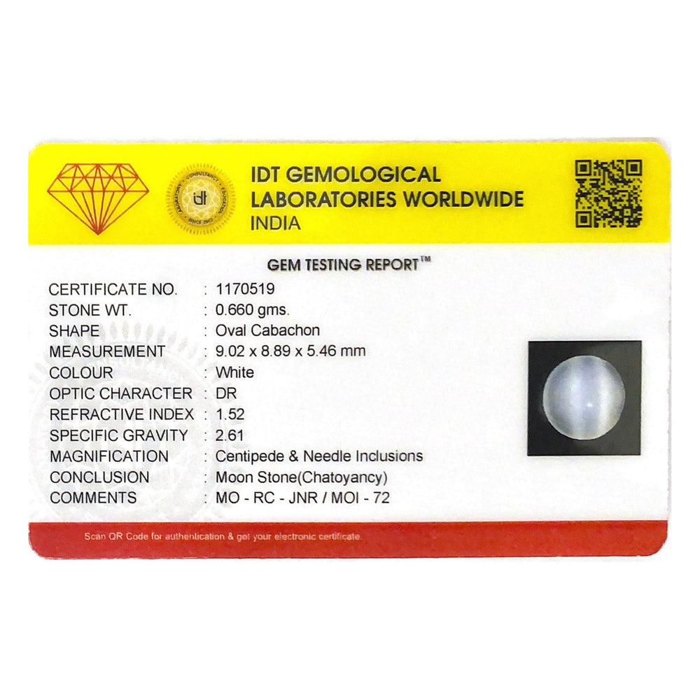 Moon Stone (Chatoyancy) - 3.3 Carat - Pramogh