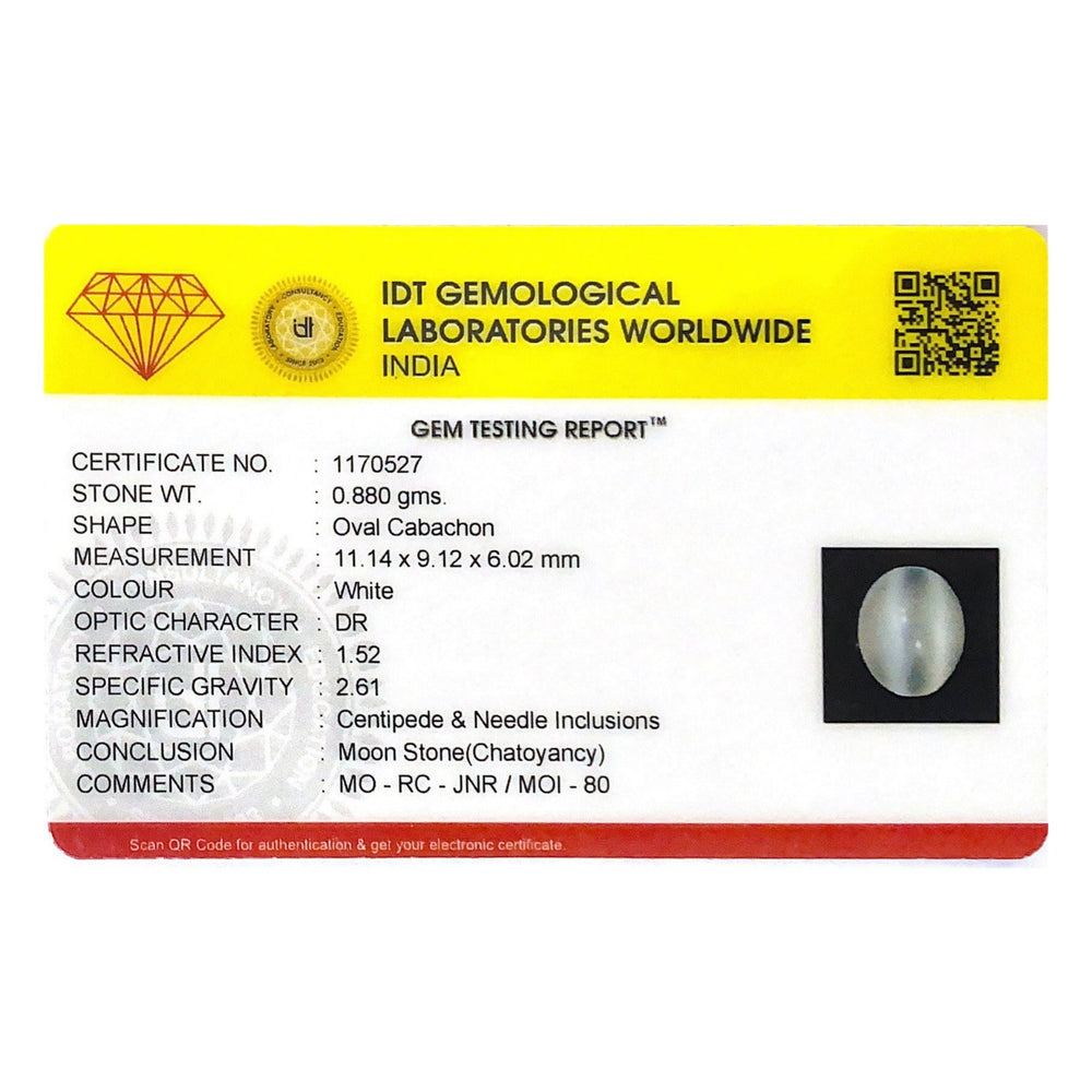 Moon Stone (Chatoyancy) - 4.4 Carat - Pramogh