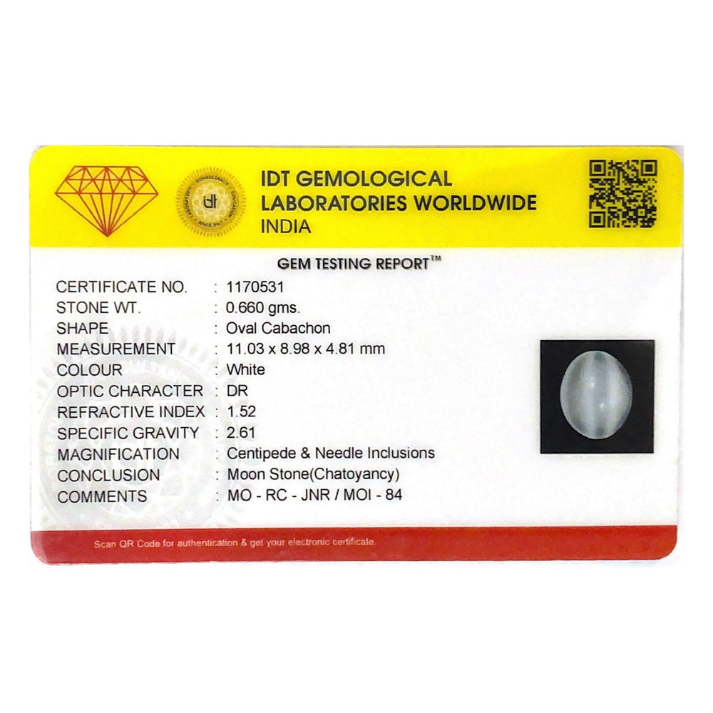 Moon Stone (Chatoyancy) - 3.3 Carat - Pramogh