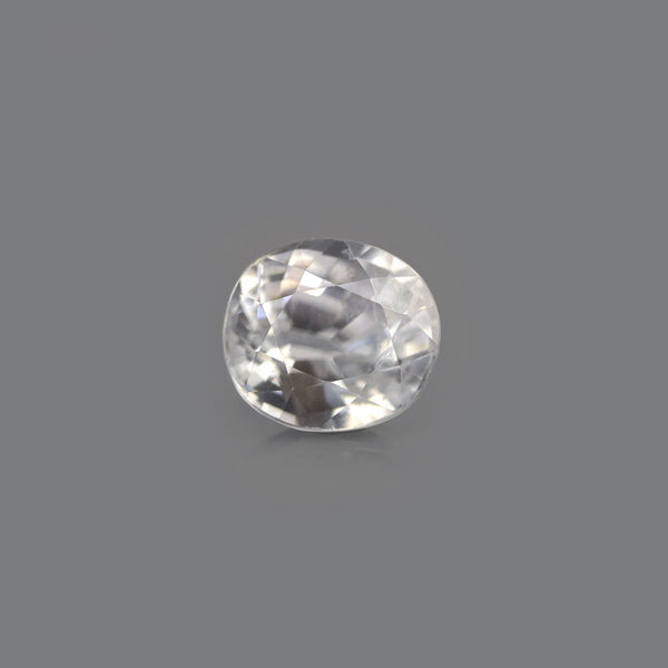 Natural White Zircon - 7.74 Carat - Pramogh