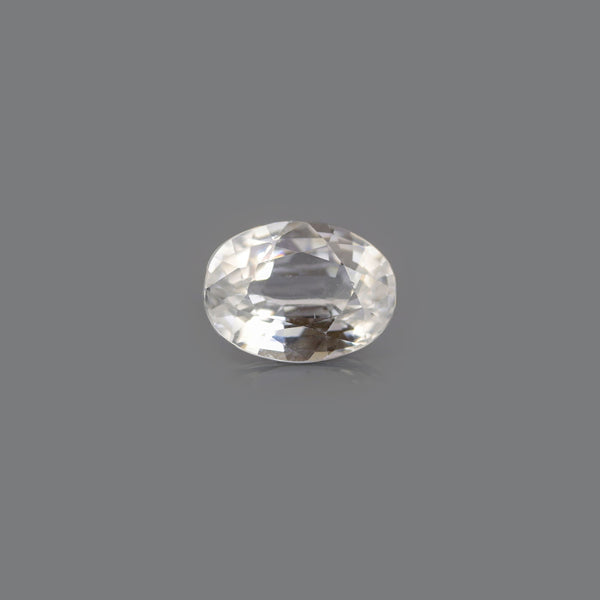 Natural White Zircon - 7.08 Carat - Pramogh