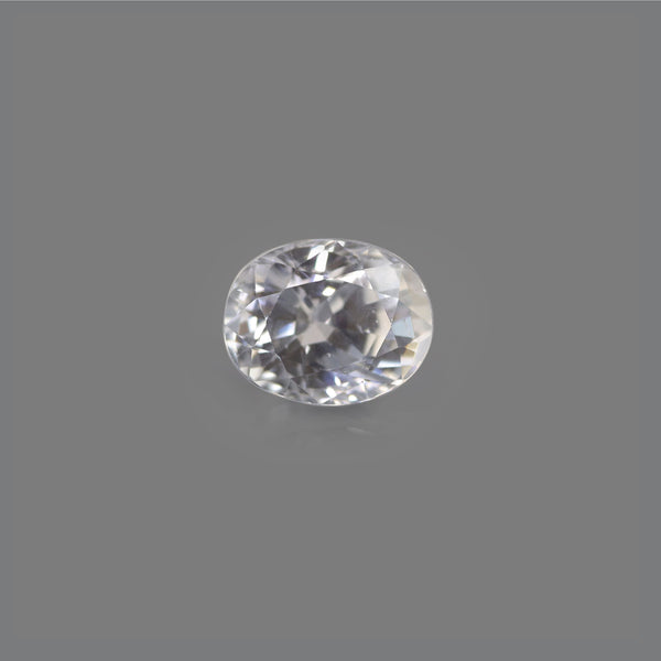 Natural White Zircon - 6.88 Carat - Pramogh