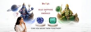 Blue Sapphire and Emerald Combination