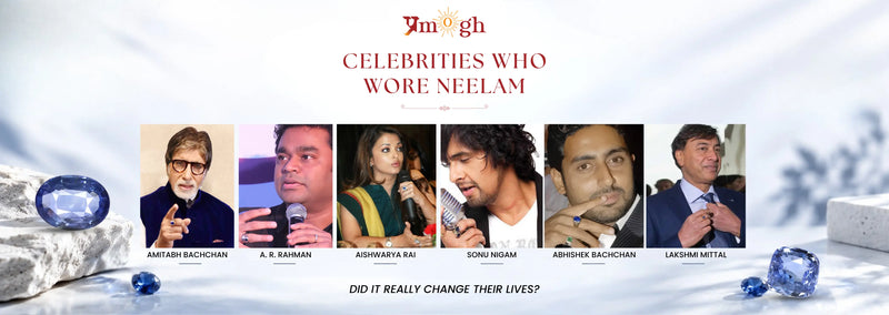 Celebrities wearing blue sapphire