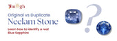 How to Identify a Real Blue Sapphire: Original vs Fake Neelam Stone