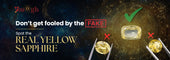 Real VS Fake Yellow Sapphire