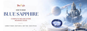 how to wear blue sapphire