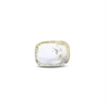Yellow Sapphire on white bg