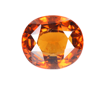 Natural Hessonite Gomed Stone Certified